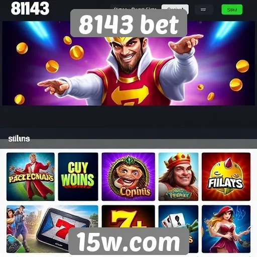 Variedade de jogos oferecidos pela plataforma 8143 bet